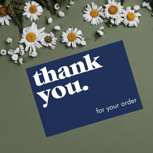 Minimalistic Cards Small Business Thank You Cards