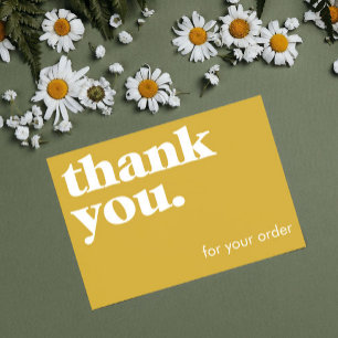 Minimalistic Cards Small Business Thank You Cards