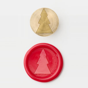 Minimalistic Christmas Tree Wax Seal Stamp