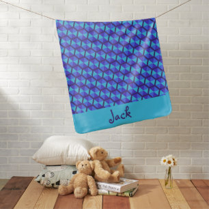 Minimalistic Clothes Baby Girl Personalized Rainbo Blanket
