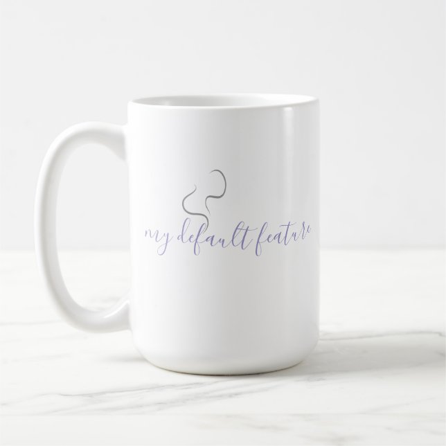 Minimalistic Coffee Mug Design (Left)