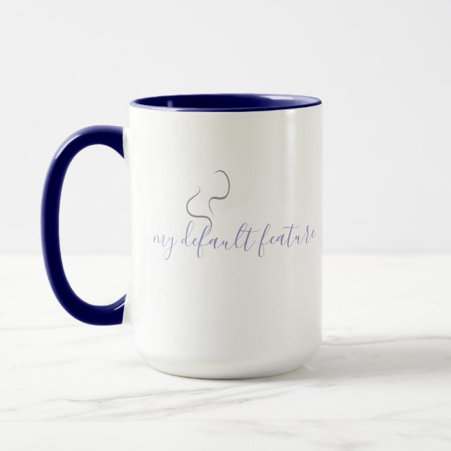 Minimalistic Coffee Mug Design (Left)