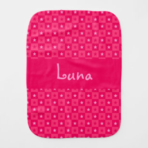 Minimalistic Daughter Baby Clothing Personalized B Burp Cloth