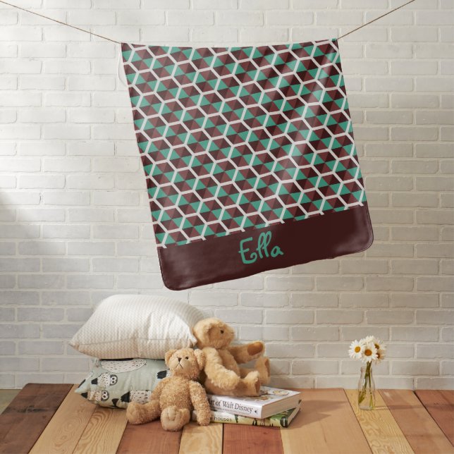 Minimalistic Daughter Clothes Personalized Baby Be Blanket (In Situ)