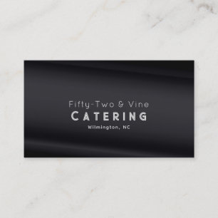 Minimalistic Deco Style Black Pearl Business Card