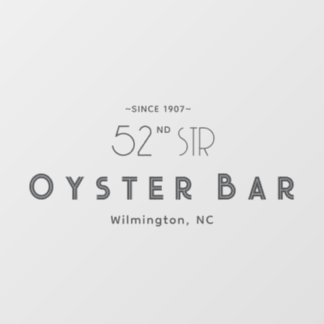 Minimalistic Deco Style | Gray Window Cling