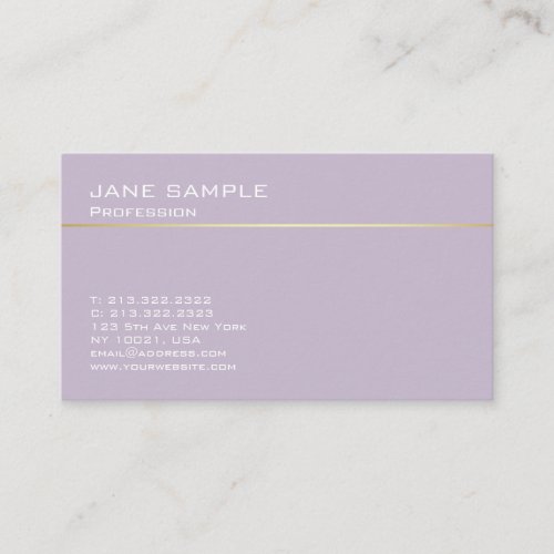 Minimalistic Design Professional Elegant Harmonic Business Card