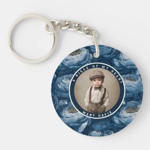 Minimalistic Father'S Day Gift Ideas Photo Keychain