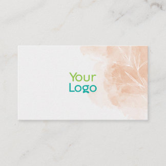 Minimalistic Floral Style Designer Business Card