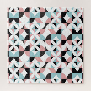 Minimalistic geometry, Scandinavian style artwork. Jigsaw Puzzle