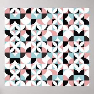 Minimalistic geometry, Scandinavian style artwork. Poster