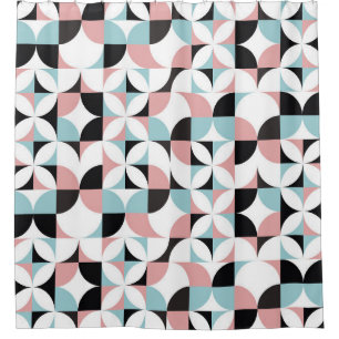 Minimalistic geometry, Scandinavian style artwork. Shower Curtain