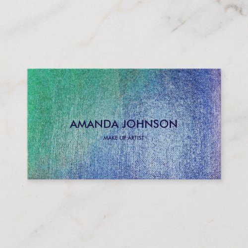 Minimalistic Glam Stylist Make Up Artist Vip Business Card