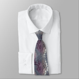 Minimalistic Graduation Gifts Crocodile Skin Neck Tie