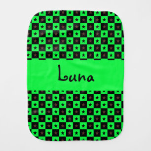 Minimalistic Grandson Baby Gifts Personalized Burp Cloth