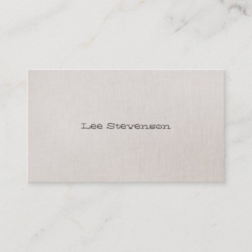 Customizable Minimalistic is Fun Simple Business Card