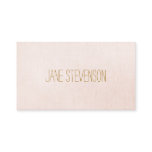 Minimalistic is Sweet Light Pink Linen Look Business Card Minimalistic is Sweet Light Pink Linen Look Business Card