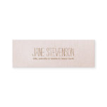 Minimalistic is Sweet Light Pink Linen Look Mini Business Card Minimalistic is Sweet Light Pink Linen Look Mini Business Card