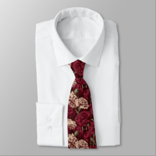 Minimalistic Mens Fashion Carnation Neck Tie