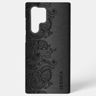 Minimalistic metallic gold background samsung gala galaxy s22 ultra case