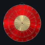 Minimalistic Metallic Red and Silver Texture Dart Board<br><div class="desc">Elegant metallic red and silver texture brushed aluminum look.
Minimalistic simple modern,  slick design.</div>