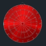 Minimalistic Metallic Red Texture Dart Board<br><div class="desc">Elegant metallic red texture brushed aluminum look.
Minimalistic simple modern,  slick design.</div>