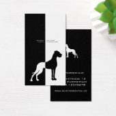 Minimalistic Modern Black White Great Dane (Desk)