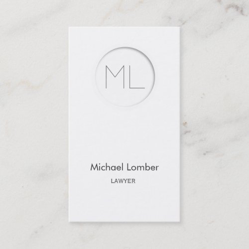 Minimalistic modern Business Card