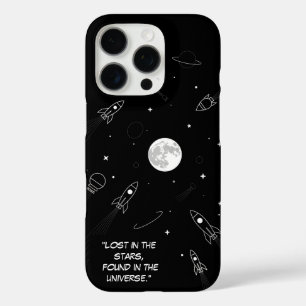minimalistic modern iPhone Case astronomy