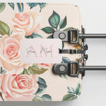 Minimalistic Monogram Initial & Name Pastel Pink Luggage Tag<br><div class="desc">Travel in style with our Minimalistic Monogram Personalized Pastel Pink Initial & Name Luggage Tag. Featuring a soft pastel pink design with a customizable monogram and name, this elegant luggage tag adds a touch of sophistication and personalization to your travel gear. Made from durable materials, it includes a secure strap...</div>