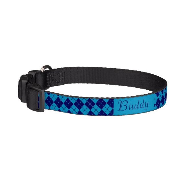Minimalistic Monogrammed Pet Accessory Customized  Pet Collar (Left)