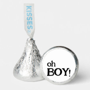 Minimalistic Oh Boy Baby Shower Hershey®'s Kisses®