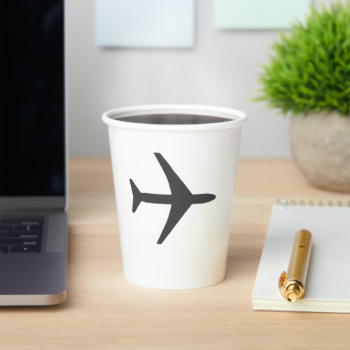 Minimalistic Plane Airplane Aviation Fly Airways Paper Cups
