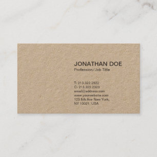 Minimalistic Professional Modern Elegant Template Business Card