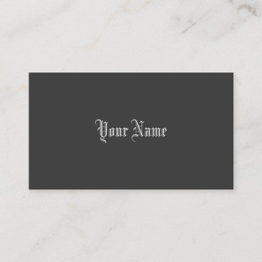Customizable Minimalistic Rebel Business Card