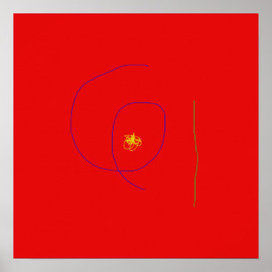 Minimalistic Red Poster