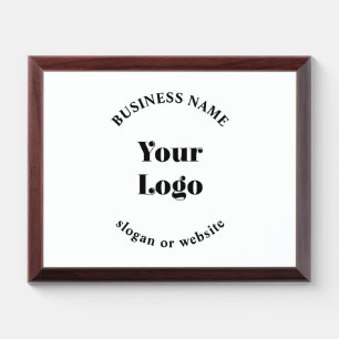 Minimalistic Retro-Modern Template for Your Logo Award Plaque