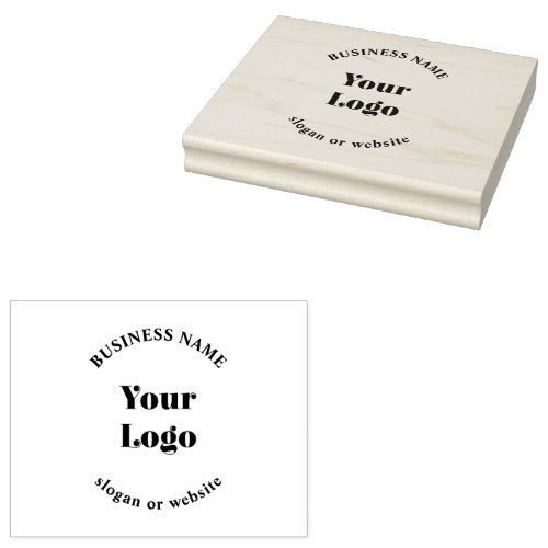Minimalistic Retro_Modern Template for Your Logo Rubber Stamp