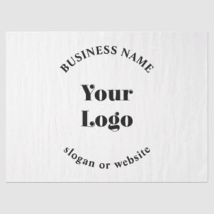 Minimalistic Retro-Modern Template for Your Logo Tissue Paper