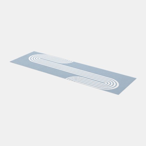 Minimalistic Retro Striped | Lt Denim Runner