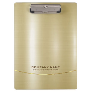 Minimalistic Shiny Faux Gold Background 2 Clipboard