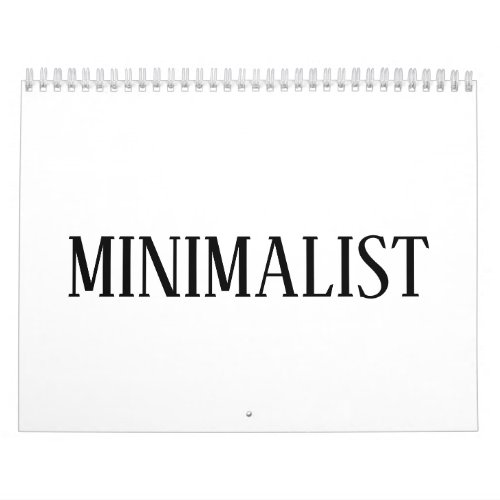 Minimalistic Simple Chic And Elegant 2024 Calendar