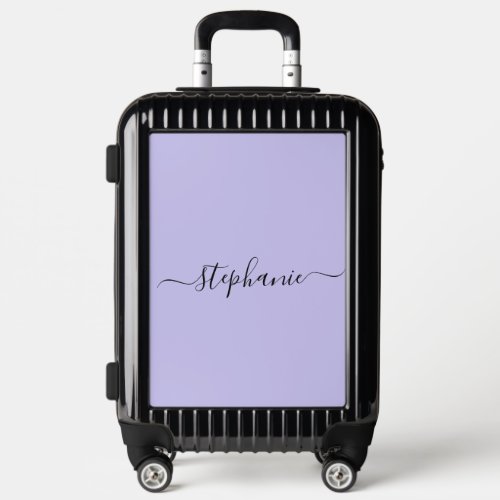 Minimalistic Simple Name Monogram  Luggage