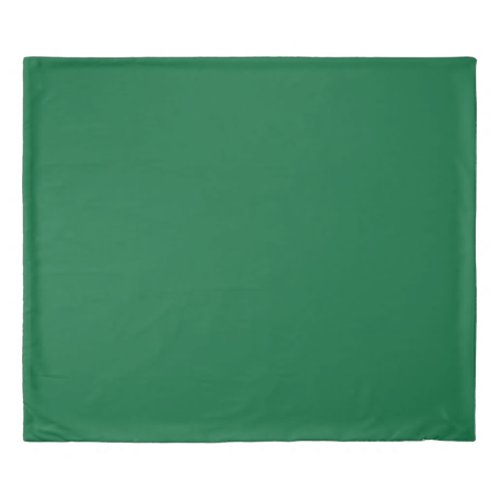 Minimalistic simple plain beautiful green color duvet cover