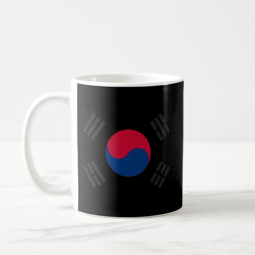Minimalistic South Korea Flag Korean Fan National  Coffee Mug