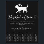 Minimalistic Trendy Black and White Dog Grooming Flyer<br><div class="desc">Whether you choose to add your own photos, or keep mine in this design - this Minimalistic and Trendy Black and White Dog Grooming Add Logo Flyer will help you promote your dog grooming salon or pet business. Easily type in your pet biz details and order your own beautifully printed...</div>
