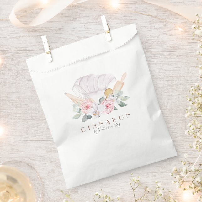 Minimalistic | Watercolor | Bakery | Caterer Favor Bag (Clipped)