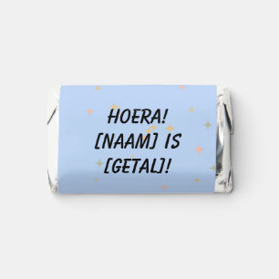 Minimalistische Ruimtevaart Candy Wrapper -  Hershey's Miniatures