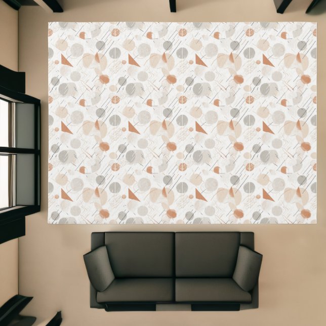 Minimalistischer Teppich mit geometrischem Muster Rug (Insitu (Indoor 1))