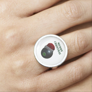 Minimalists Bowls Merry Christmas,  Ring